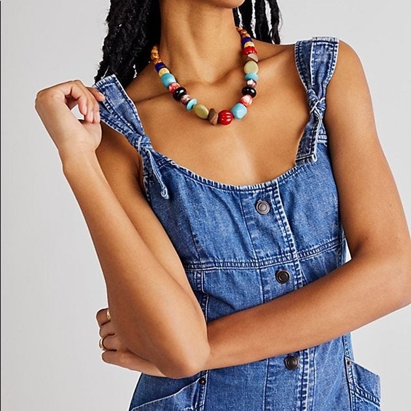 Free People Time After Time Denim Dress - Picture 4 of 5